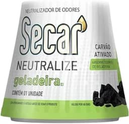 Neutralizador De Odores Para Geladeira Secar Com Carbono Carvão Ativado Natural Sem Perfume Eficaz Até 60 Dias Mau Cheiro Não Afeta Alimentos