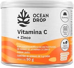 Vitamina C + Zinco 30 Gomas em 90g - Ocean Drop