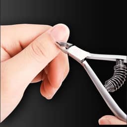 Alicate de cutícula para manicure, 5 a 6 mm, cortador profissional de cutículas, cortador de unhas, alicate de pedicure, tesoura de cutícula