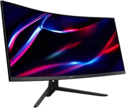 Monitor Acer Nitro ED343CUR J0BMIIPPX 34C, 34” Tela Curva, QuadHD 120Hz 1ms LED VA Tecnologia Acer Vision Care, AMD FreeSync DisplayPort(1.4) saída de áudio