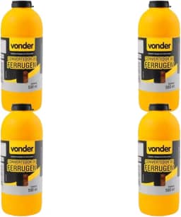 KIT 4 UNIDADES - VONDER CONVERTEDOR DE FERRUGEM 500ML