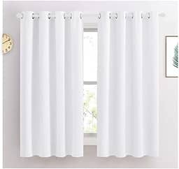 Cortina Sala Quarto Cozinha Escritório em Tecido Oxford Premium 2,60m x 1,40m (Branco)