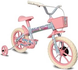 Bicicleta Infantil Verden Paty - Aro 12 com cestinha e rodinhas