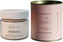 Vela aromática Framboesa 145 g - Bendita Vela