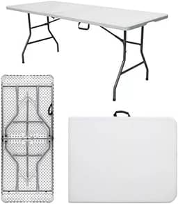 GardenLife | Picnic 180 Mesa Camping Dobravel Vira Maleta Portatil Camping Premium | 180CM