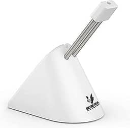 Sisyphy Elástico para mouse para jogos, suporte para cabo de mouse e dispositivo de gerenciamento de cabo (branco, 360g)