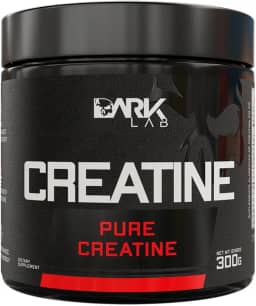 Creatina Pura Dark Lab 300g, Monohidratada 100% de Pureza, Sem Glúten, Sem Sabor