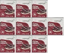Cha De Hibisco 10 Saches 10 g Vemat 10 caixas