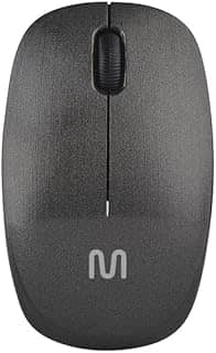 Mouse Sem Fio Standard Usb 1200dpi 3 Botões Design Ergonômico Preto Multi - MO251
