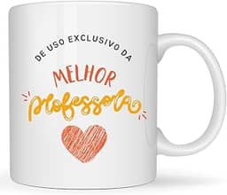 Caneca Melhor Professora – Presente Criativo para Educadora, Dia dos Professores, Aniversário ou Formatura – 325ml