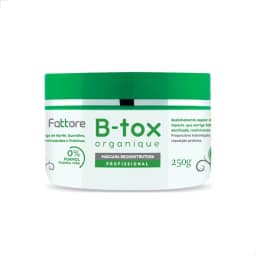 Máscara Capilar Reconstrutora Sem Formol B-tox Organique Fattore Anti frizz 250g