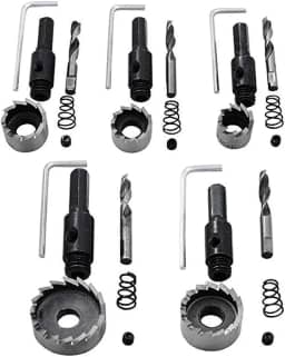 Jogo Broca Serra Copo Fura Metal Aço Ferro 5 Peças 16 à 32mm