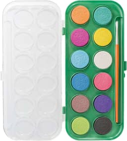 AQUARELA 12 CORES PCT/6 ESTOJOS LEOELEO