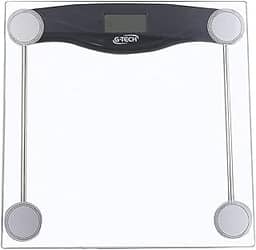 G-Tech Balgl10 Balança Digital em Vidro Temperado, Transparente