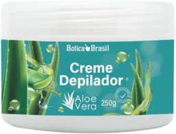 Creme Corporal Depilatório Depilador para Corpo Pernas Axilas Virilhas Com Aloe Vera - 250g Lucys.