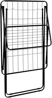 Varal de Chao Roupas Gigante Suporta 25kg Maxxi Cor Preto Resistente Pratico
