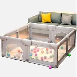 Cercadinho Para Bebês, Playground Infantil, Chiqueirinho. Desmontável, Super Resistente. Com Proteção para seu Bebê