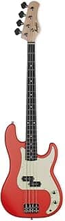 Contra-baixo passivo 4 cordas Fiesta red satin MB-40 Memphis