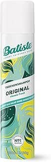 Batiste Shampoo a Seco Original 200ml - Remove Oleosidade, Refresca Rápido, Com Queratina, Livre de Sulfatos, Aroma Cítrico de Laranja e Bergamota, Cheiro Limpo e Refrescante - Produto Leve para Cabelos!