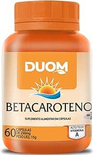 Betacaroteno 60cps de 250mg Duom