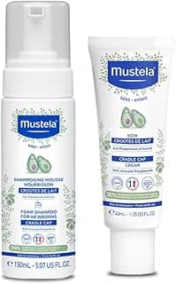 Mustela Combo Crosta Láctea - Shampoo Recém Nascido 150ml + Stelaker 40ml