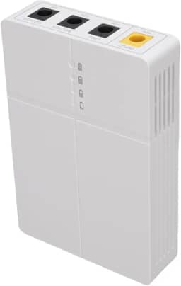Mini UPS DC 6000mAh Backup de Bateria, Fonte de Alimentação Ininterrupta para Modem do Roteador, Backup de Câmera de Alta Capacidade de Fonte de Alimentação Ininterrupta para