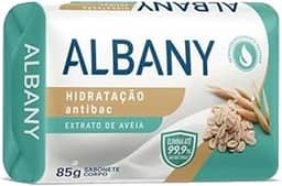 Flora - Sabonete Albany 85Gr Branco Antibacteriano
