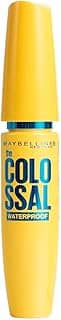Maybelline NY Máscara de Cílios The Colossal Volum' Express, 9x mais volume por até 24h, Fórmula de Colágeno e Definição Intensa, Não Empelota, à Prova d'Água, Cor Preto, 8ml
