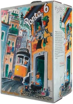 Vinho Tinto Português Porta 6 Bag In Box 3l