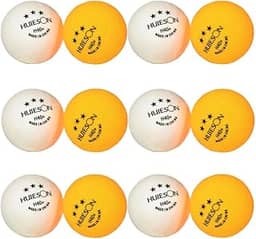 10 Bolas Tênis de Mesa Ping Pong Huieson 3 Estrelas H40+ Plástico ABS Profissional