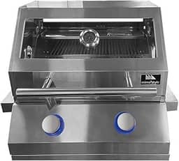 Mimo Style, Churrasqueira Inox a Gás de Embutir com 2 Queimadores