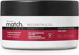 O BOTICARIO MATCH SCIENCE MASCARA CAPILAR RECONSTRUÇÃO 250g