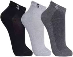 Kit de 3 Pares de Meia Lupo 03225-089 Cano Curto Sport