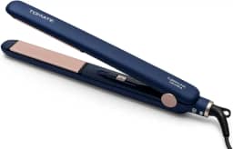 Prancha Alisadora Profissional para Cabelos Bivolt Temperatura Máxima 220 Graus 32W Cabo de 1.8M Chapinha Térmica (Azul marinho)