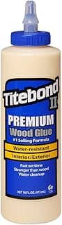 Titebond 5004 II Cola de madeira premium, 473 ml, creme de mel