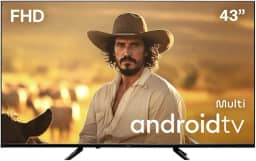 Smart TV 43” Multi DLED Android TV 3 HDMI 2 USB Full HD - TL066M