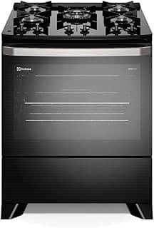 Fogão 5 bocas Electrolux Preto Experience com Mesa de Vidro, PerfectCook e VaporBake (FE5GP) Bivolt