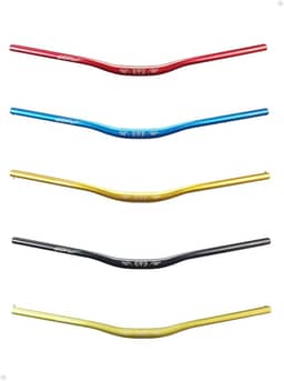 Guidão Mtb Bike 29 Alumínio 780mm 31.8mm Curvo Xc Cores (Azul)