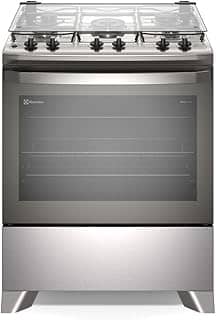 Fogão Electrolux 5 bocas Efficient com PerfectCook Cinza FE5IC - Bivolt