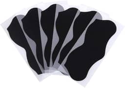 Lurrose 10 peças de tiras de cravo, removedor de poros de carvão, folha de limpeza profunda dos poros do nariz para mulheres, homens, rosto e pele do nariz (preto)