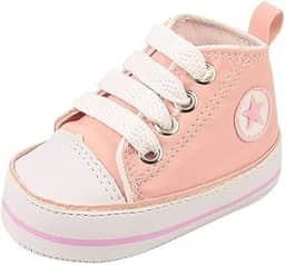 Tenis Menina Star Rosa Bebe Mania Cano Alto Cadarco - Rosa