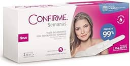 Confirme Teste De Gravidez Con Indicador De Semanas 1 Unidade