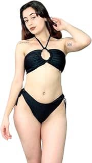 Biquíni Rolete Duplo Moda Praia Premium Feminino Exclusivo