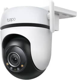 Tapo C520WS - Câmera de vigilância Wi-Fi externa 360°, resolução QHD 2K, visão noturna colorida Starlight, detecção de IA múltipla, rastreamento de movimento, IP66