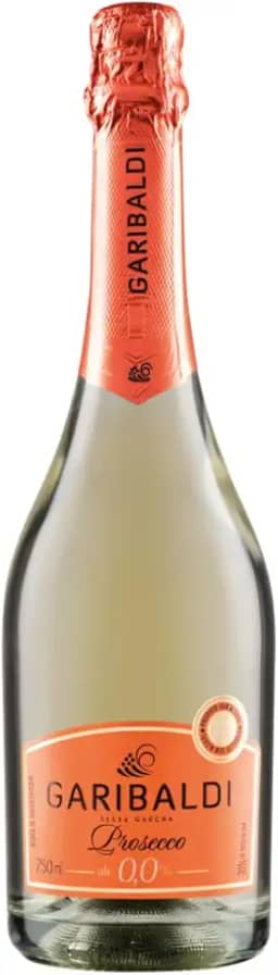 Espumante Branco Prosecco Sem Álcool 750ml - Garibaldi