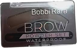 Bobbi Rara Sombra para Sobrancelha em Pó à Prova D'água, Kit Brow Powder Set