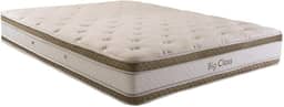 Colchão Queen 198cmx158cm com Molas Confort Class Herval Bege/Marrom