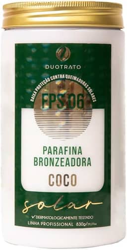 Parafina bronzeador acelerador de bronzeado Duotrato 830g (Coco)
