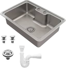Docol Cuba de Sobrepor/embutir 64x44 para Cozinha DocolMassima Aço Inox - Cod.Novo: 90016115016 Cod.Antigo: 01611516