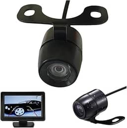 Câmera de Ré Universal Automotiva Borboleta Parachoque com Visão Noturna - Resistência e Facilidade de Instalação